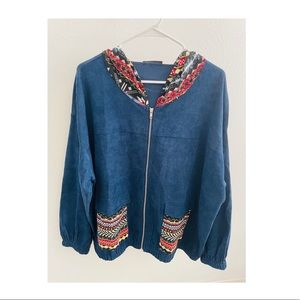 Hooded Jacket with Design